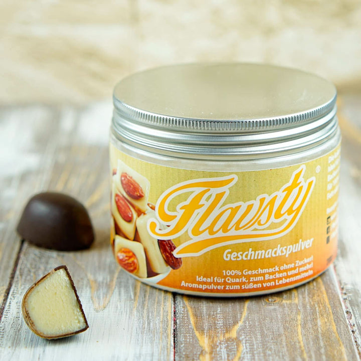 Flavsty® Flavour Powder Marzipan, pungă de 50 grame (10 porții) Arome Naty Shop