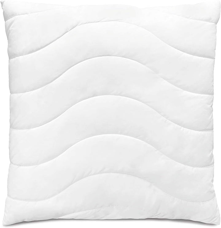 Traumnacht pernă confort cu capac din bumbac pur, pernă certificată Oeko-Tex cu fermoar, 80X80 Cm, Dezvoltat în Germania Perne standard Naty Shop 80 X 80 Cm 1
