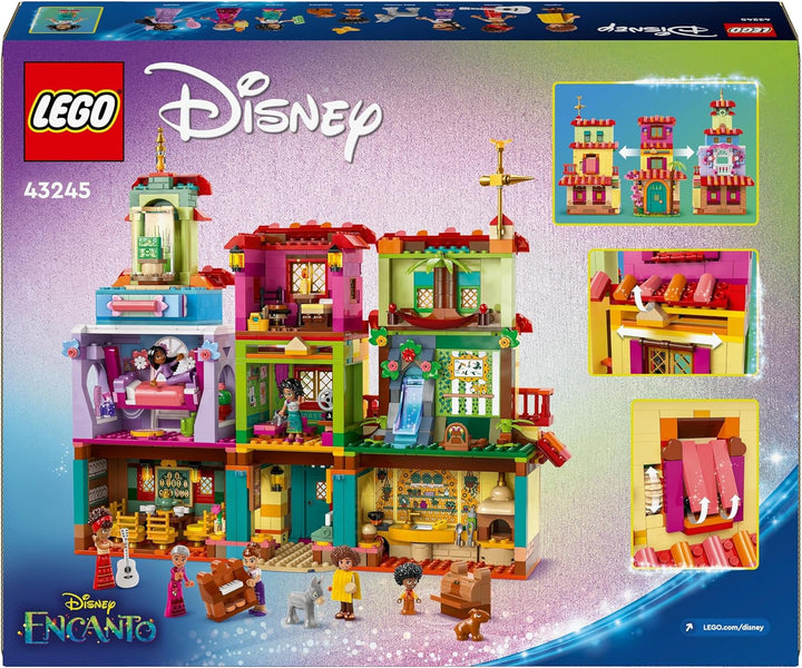 LEGO Ç€ Disney Encanto Casa magică a Madrigalilor, Casa de păpuși pentru copii cu figura de joc Mirabel, jucărie de construcție pentru fete și băieți de la 7 ani 43245 Seturi de constructie Besuche den LEGO-Store