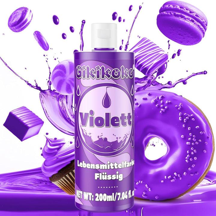 Gikikoko, Colorant alimentar lichid foarte concentrat, 200 ml Coloranti Alimentari Naty Shop Mov
