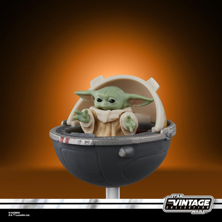 Star Wars Colecția Vintage Grogu, Figura de acțiune Mandalorian (Scară 9.5 Cm) Action figures Naty Shop