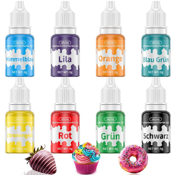 Coloranti alimentari gel, 6 grame sau 10 grame Naty Shop