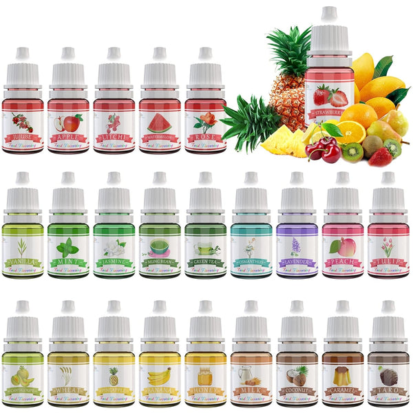 Set 24 arome alimentare concentrate, 24 x 6 ml Arome Naty Shop