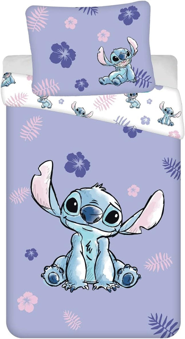Set lenjerie de pat Disney Stitch, bumbac Lenjerie de pat - copii Naty Shop Default Title