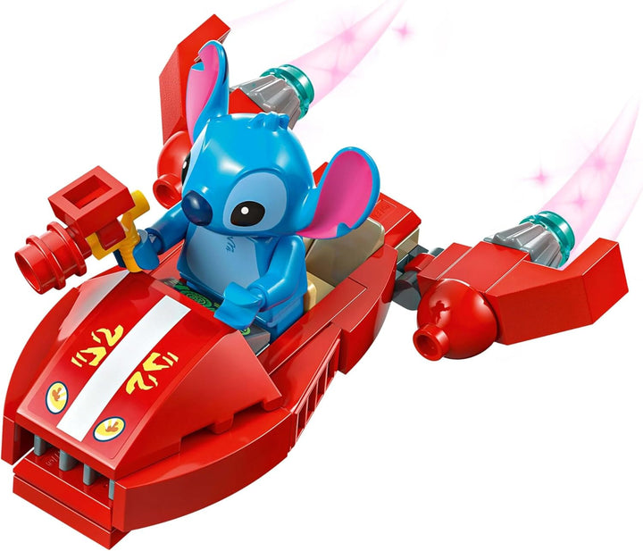 LEGO Ç€ Disney Casa de pe plajă din "Lilo și Stitch" - Jucărie de construit cu 6 camere, observator, navă spațială și 5 minifigurine - cadou de ziua de naștere pentru fete și băieți de 9+ și fani 43268 Seturi de constructie Besuche den LEGO-Store