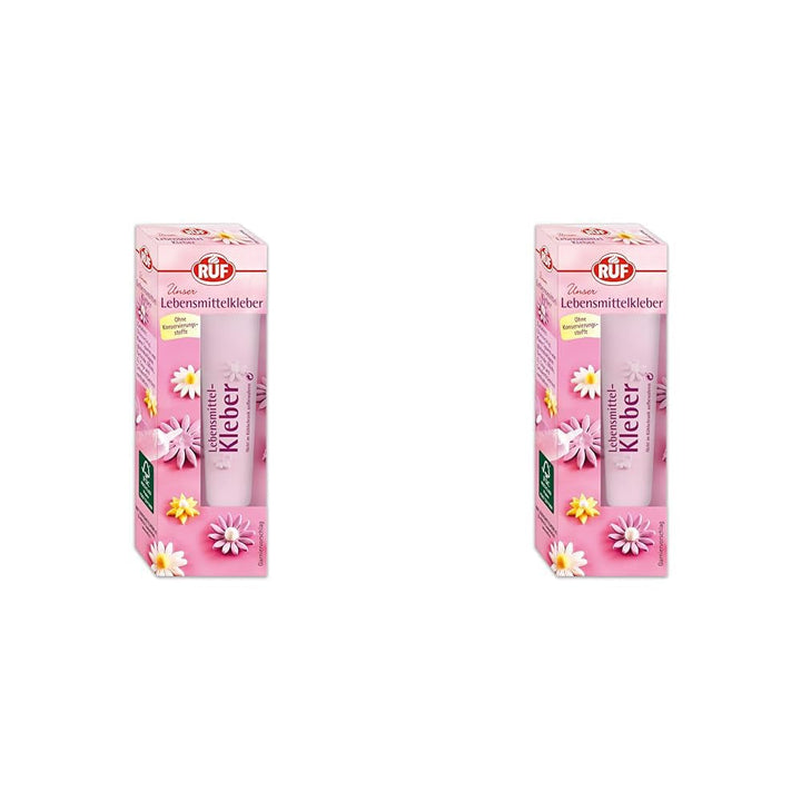 RUF Lebensmittel-Farbstifte, 8 Lebensmittelechte Speisefarben Als Stifte-Set Zum Malen & Schreiben Auf Fondant & Co., Zucker-Stifte Mit Je 2 Spitzen Coloranti Alimentari Naty Shop 1 X 23 G (Packung Mit 2) Kleber