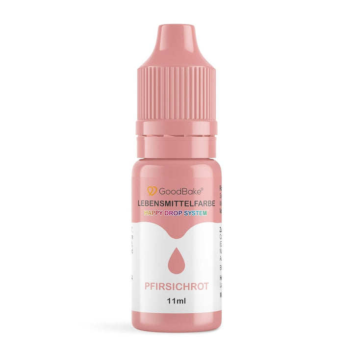 Goodbake coloranti alimentari, 100% vegan, 11 ml, diverse culori Coloranti Alimentari Naty Shop Roșu piersică