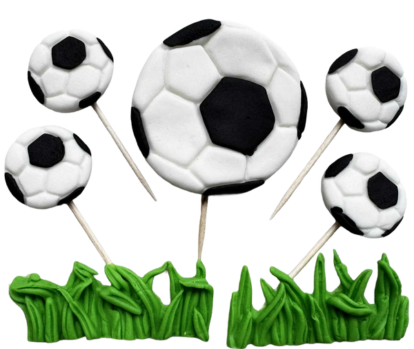 Set 7 decoratiuni comestibile, Fotbal