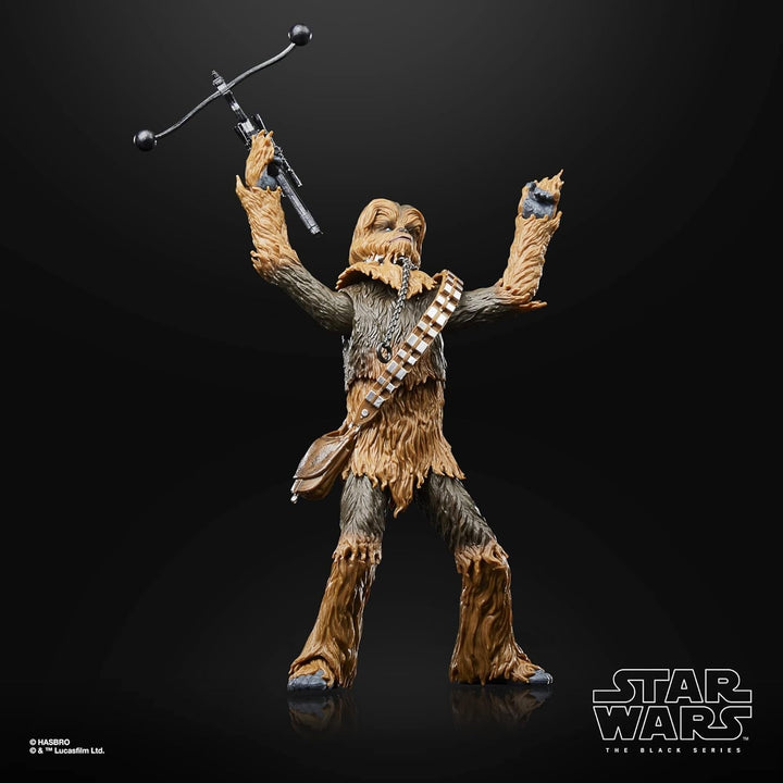 Star Wars Seria Neagră Chewbacca, Figura de acțiune Întoarcerea cavalerului Jedi, 15 cm Action figures Naty Shop