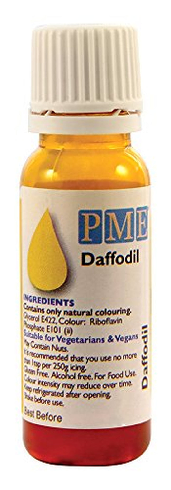 PME, colorant alimenta pastă, pentru copt - 25 grame Coloranti Alimentari Naty Shop Narcisă