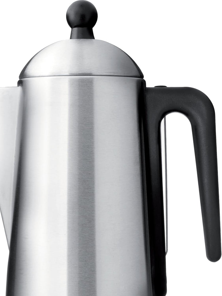 30-32000 Percolator, oțel inoxidabil, argintiu