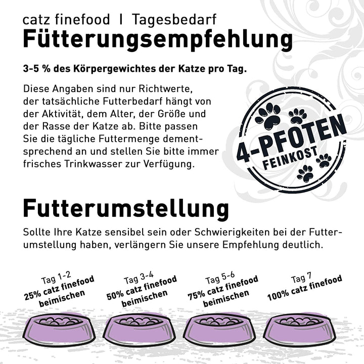 Catz Finefood N° 7 Carne de vită și vițel Delicatessen Hrană umedă pentru pisici, rafinată cu caise și ananas, pungă 16 X 85G