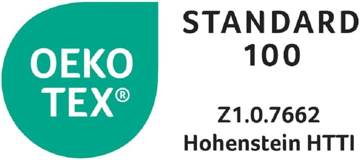 Traumnacht pernă confort cu capac din bumbac pur, pernă certificată Oeko-Tex cu fermoar, 80X80 Cm, Dezvoltat în Germania Perne standard Naty Shop