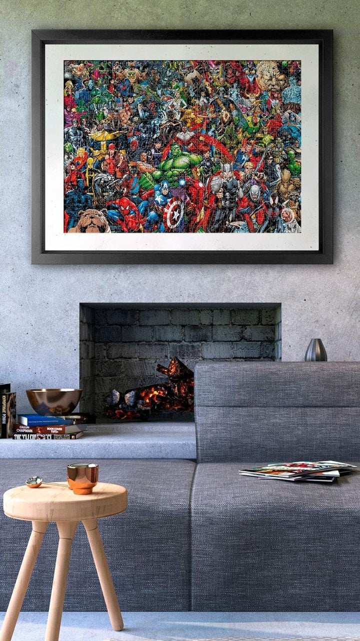 Clementoni 39411 Marvel Universe - 1000 piese, Puzzle imposibil, joc de indemanare pentru intreaga familie, joc puzzle colorat, puzzle pentru adulti de la 14 ani Puzzle Naty Shop