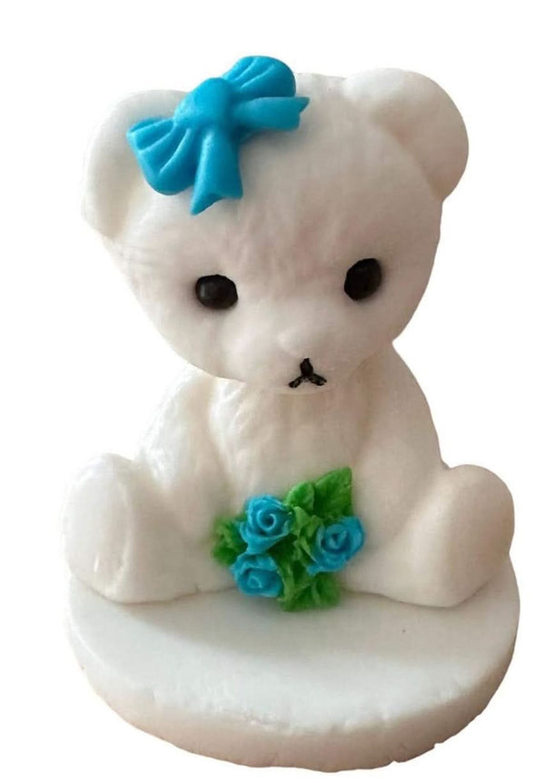 Decoratiune comestibila din zahar, Ursulet Decoratiuni din Pasta de Zahar Nati Shop