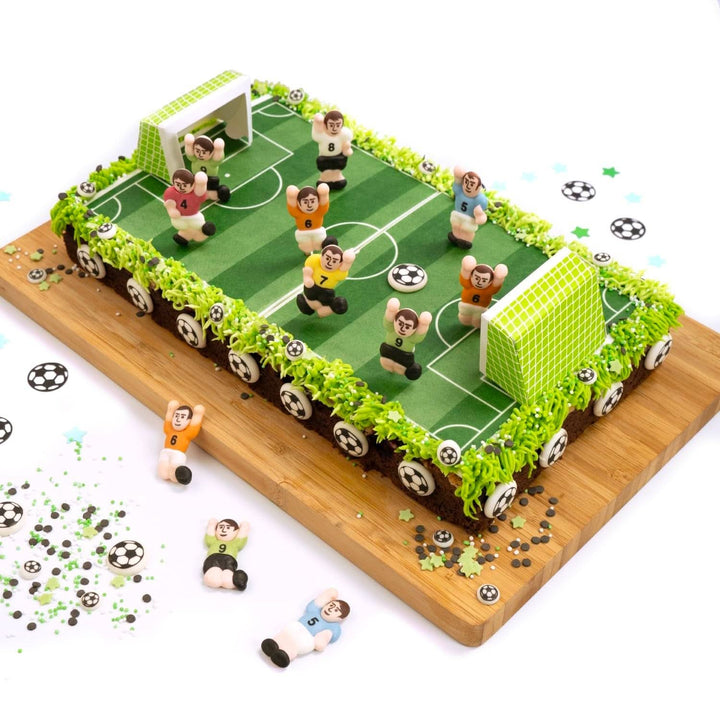 Günthart Backdecor 12 Fotbaliști de zahăr și mingi de fotbal, 21 grame Naty Shop