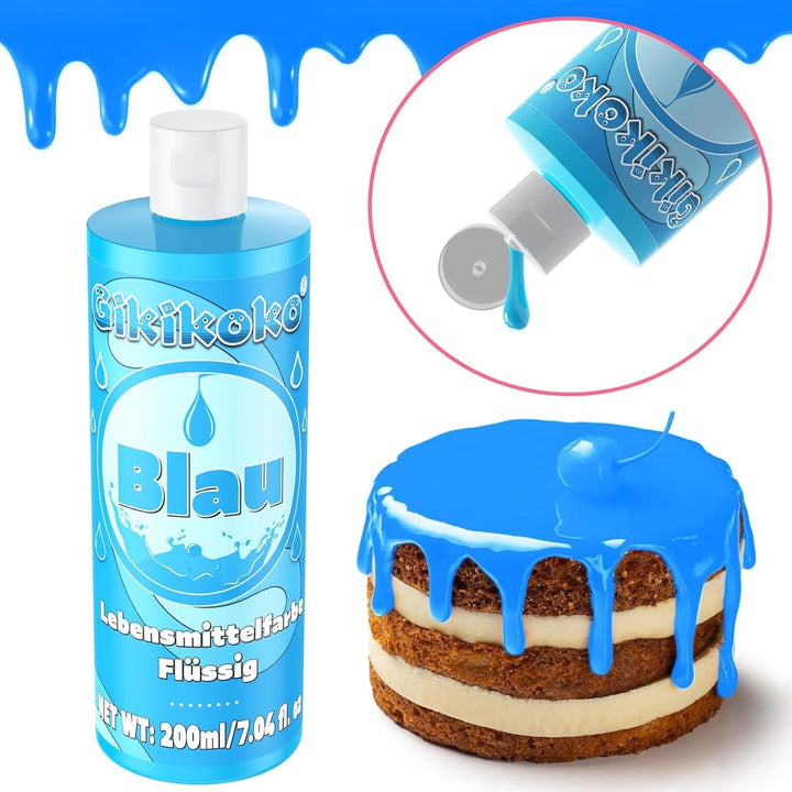 Gikikoko, Colorant alimentar lichid foarte concentrat, 200 ml Coloranti Alimentari Naty Shop