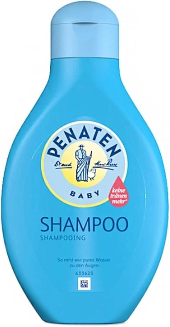 PENATEN Wash & Shower Cream (400 Ml), gel de duș și șampon pentru bebeluși, formulat fără parabeni și coloranți Mama si Copilul Naty Shop Sampon