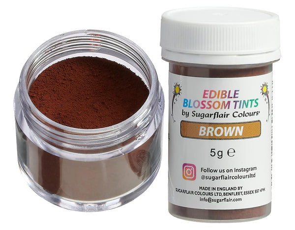 Sugarflair Blossom Tint Dust, maro, colorant alimentar pudra, liposolubil, 5 grame Coloranti Alimentari Naty Shop Default Title