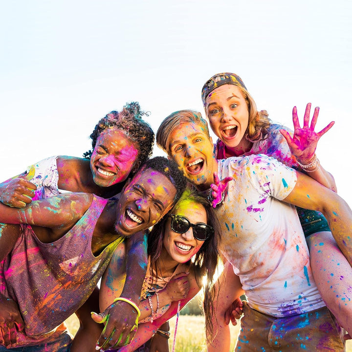 POLVO HOLI, 4 pungulite cu colorant alimentar, 100 grame per bucata, multiple aplicatii Coloranti Alimentari Naty Shop