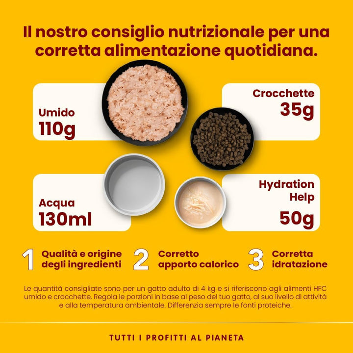 Almo Nature Daily Complete Wet Food pentru pisici adulte - cu ton și somon - cu cod și creveți - bunătăți - 6 pungi a 70g