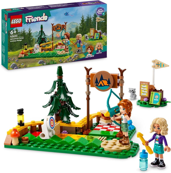 LEGO Friends Archery at Adventure Camp, jucărie de construcție pentru copii cu arc și săgeată, 2 figurine și o chiuvetă, pentru fete și băieți cu vârsta de 6+ 42622 Seturi de constructie Besuche den LEGO-Store Titlu implicit