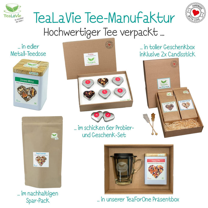 Tealavie - Amestec de casă - Mentă lemnoasă (60 g) Tealavie Herbal - Ceai din plante vrac