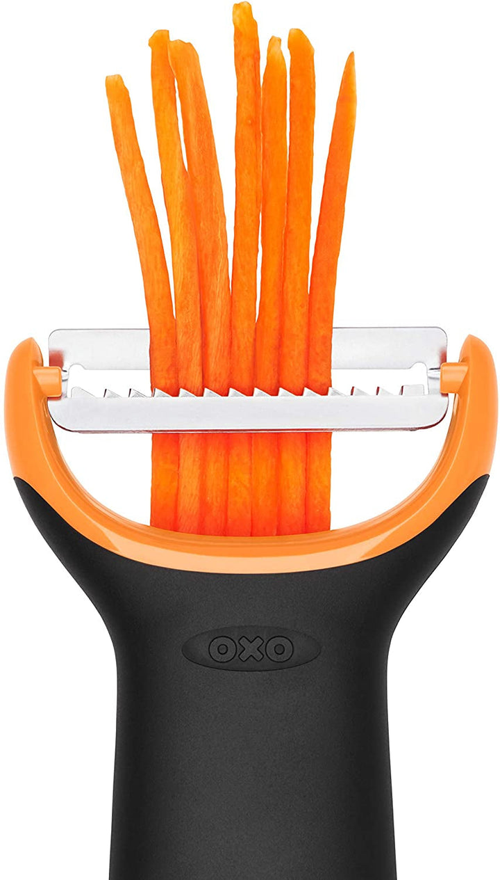 OXO Good Grips peeler cu funcție julienne, negru Peeler OXO