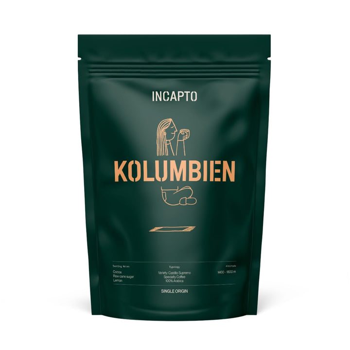 Boabe de cafea speciale Incapto | Origine unică Mexic | Espresso 100% Arabica | Cafea de specialitate 82 puncte SCA | Boabe de cafea prăjite tradițional | Plantație Chiapas, Ethichub Cafea Naty Shop 100 grame Columbia