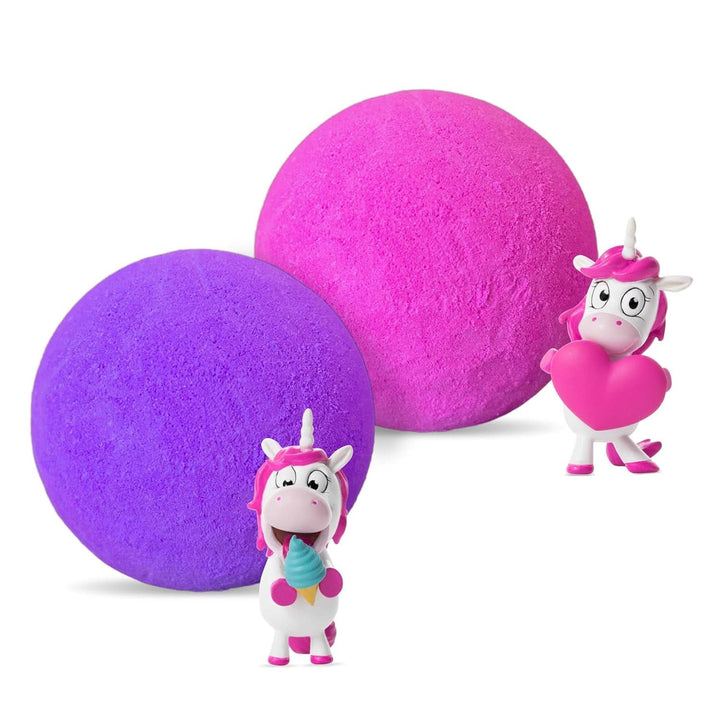 INKEE UNICORN | Bomba de baie pentru copii cu surpriza, 100 G, unicorn, parfum de floricele de porumb Mama si Copilul Naty Shop