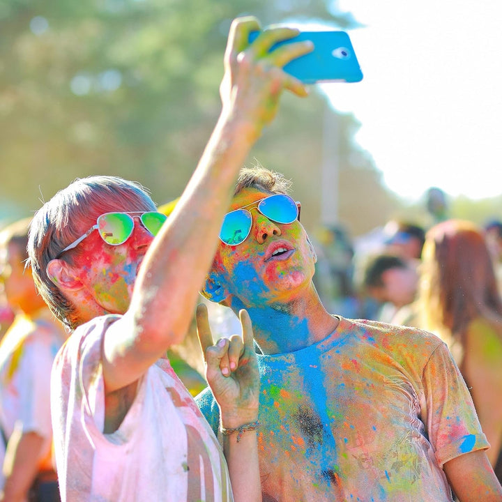 POLVO HOLI, 4 pungulite cu colorant alimentar, 100 grame per bucata, multiple aplicatii Coloranti Alimentari Naty Shop