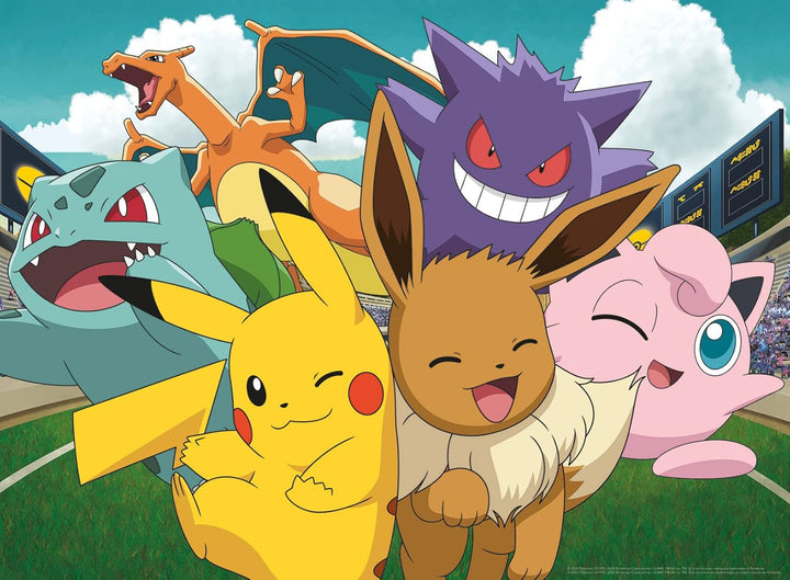 Ravensburger Puzzle 12000441 - Pokémon la stadion - puzzle jigsaw de 500 de piese pentru adulți și copii de peste 12 ani Puzzle Naty Shop Versiune veche
