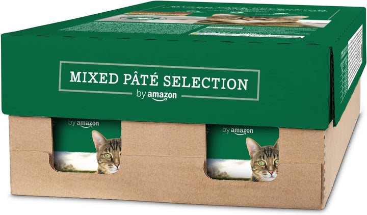 By Amazon Hrană pentru pisici, umedă, pateu cu păsări de curte, 100 G, 16 bucăți (înainte de viață)