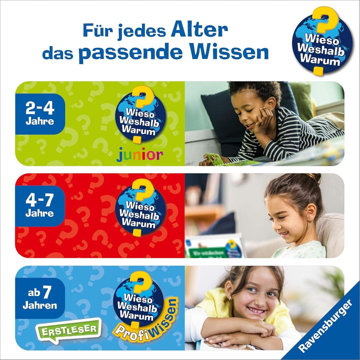 Ravensburger children's puzzle 13411 - Creaturi marine pe reciful de corali - De ce? De ce? De ce? Puzzle 150 piese XXL + poster de cunoștințe, pentru copii de la 7 ani Puzzle Naty Shop