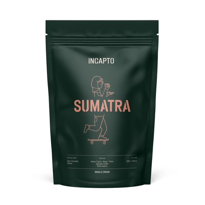 Boabe de cafea speciale Incapto | Origine unică Mexic | Espresso 100% Arabica | Cafea de specialitate 82 puncte SCA | Boabe de cafea prăjite tradițional | Plantație Chiapas, Ethichub Cafea Naty Shop 100 grame Sumatra