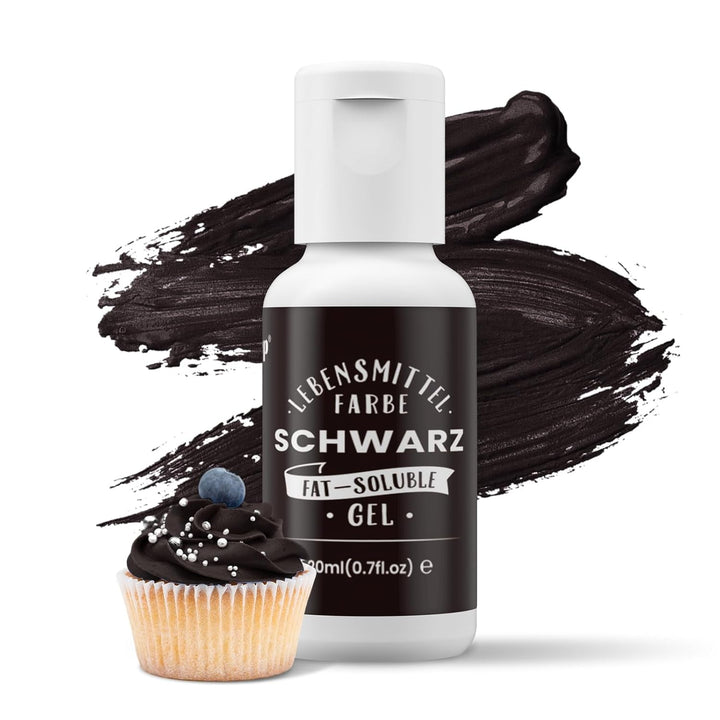 Oil Blend, colorant alimentar pe bază de ulei foarte concentrat, 20 ml Coloranti Alimentari Naty Shop Negru