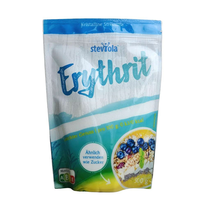 Steviola | Îndulcitor Stevia | Îndulcitor fără calorii, 300 grame Indulcitori Naty Shop Eritritol alb, 500 grame