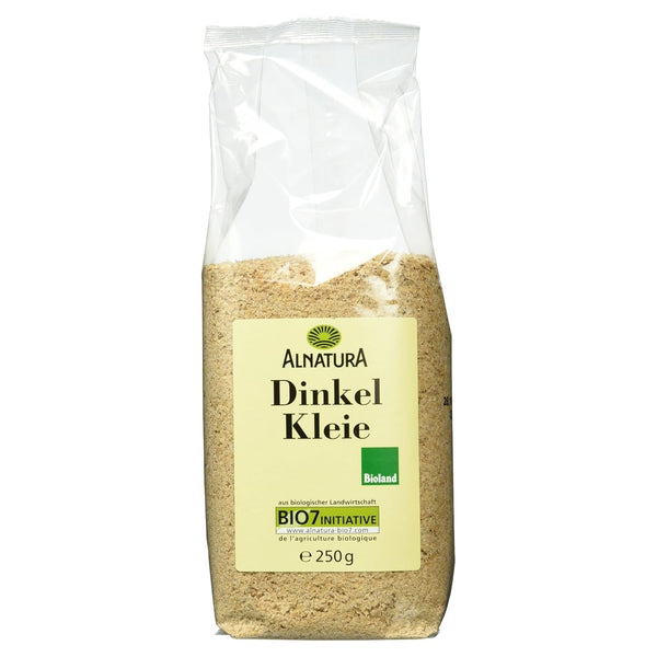 Bio Dinkel-Kleie, 250G Cereale Naty Shop Default Title