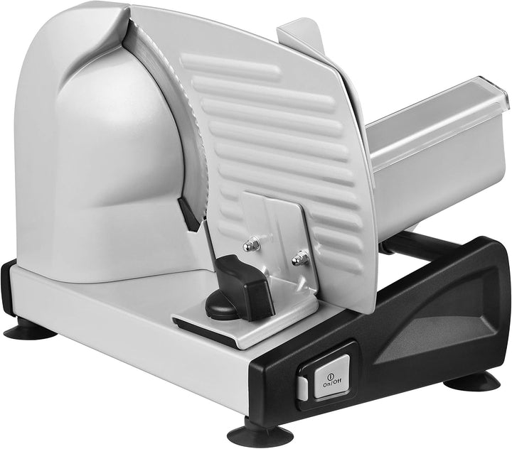 Venga! Feliator electric universal, oțel inoxidabil, lamă din oțel inoxidabil de 19 cm, control al grosimii tăierii până la 15 mm, 150 W Rasnite si Feliatoare Naty Shop