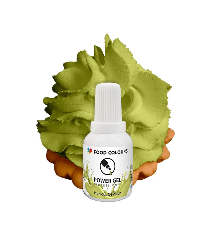 Gelfarbe BEIGE CHAMOIS 20G Lebensmittelfarbe Für Ein Breites Anwendungsspektrum Zur Dekoration Von Kuchen, Torten, Sahnecreme, Biskuitteig, Royal Icing, Macarons Coloranti Alimentari Naty Shop Prescious Celadon
