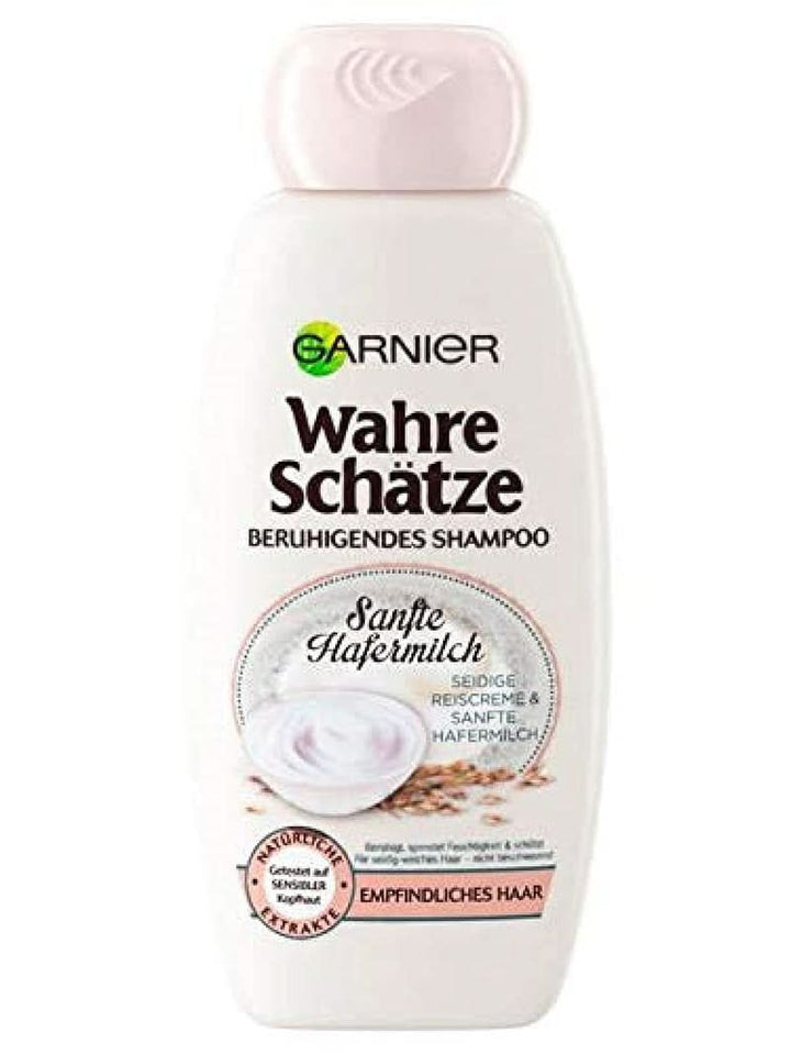 Garnier True Treasures Șampon calmant cu lapte de ovăz delicat pentru păr sensibil, 250 ml Duș și baie Naty Shop 250 ml
