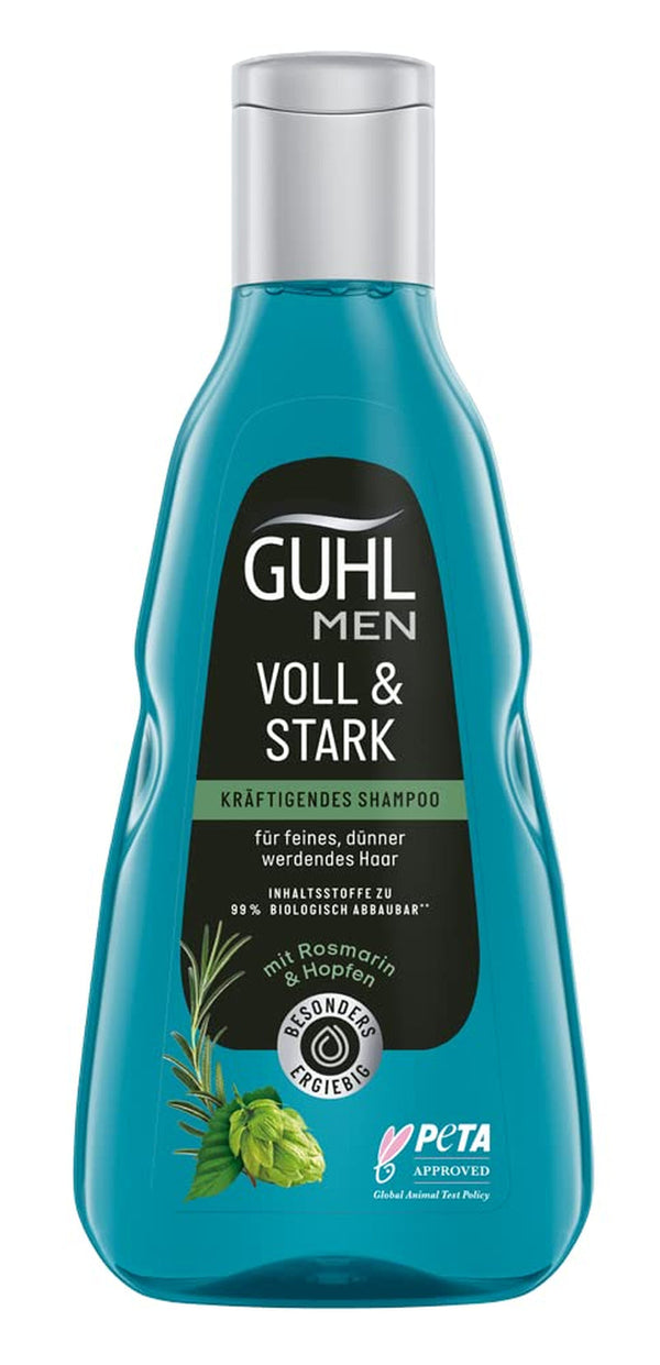 Guhl Men Full & Strong Shampoo - Tipul de păr: Subțire, fin, normal Duș și baie Guhl 250 ml
