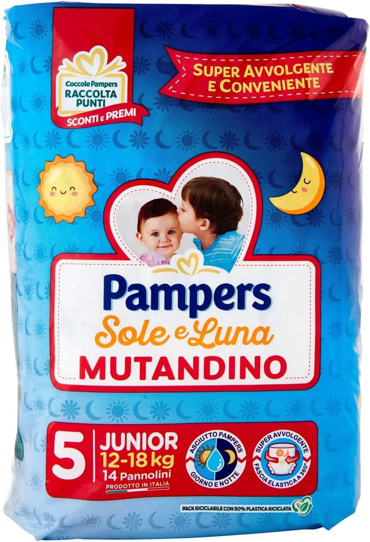 PAMPERS Sole & Luna Junior Neoprenanzug, 14 Stück Naty Shop