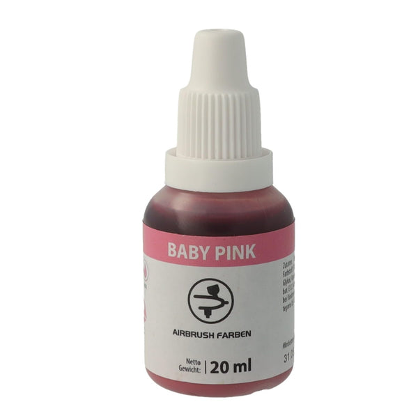 Bakeryteam Airbrush Lebensmittelfarbe Rosa/Baby Pink 20Ml Coloranti Alimentari Naty Shop Default Title