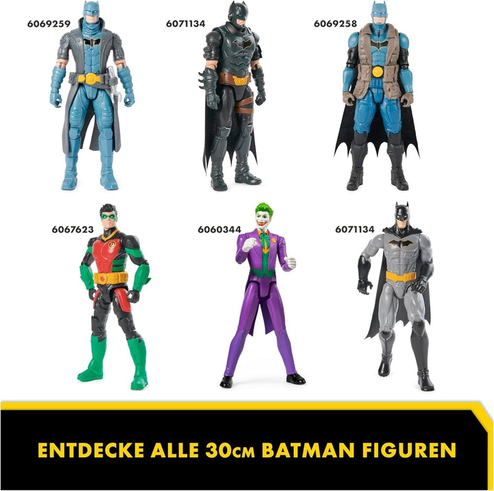 Batman S1 figurină de acțiune, 30 cm înălțime, Complet mobilă Pentru aventuri captivante și cascadorii pline de acțiune, Jucărie pentru copii cu vârsta de 4 ani și peste, Design original de benzi desenate Action figures Naty Shop