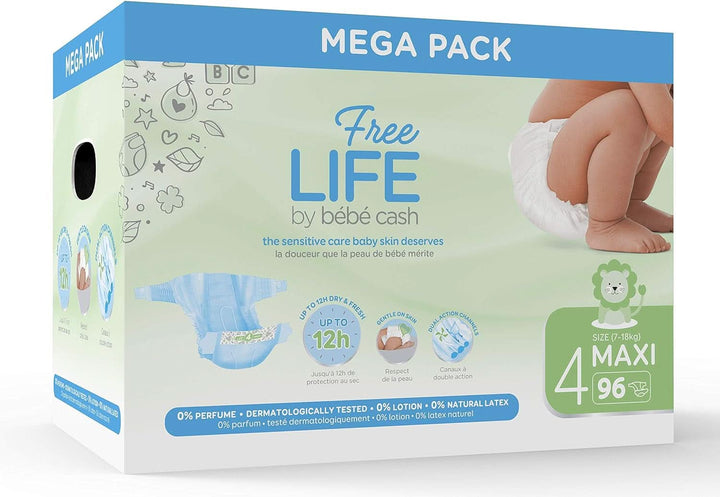 Freelife Baby Cash Windeln, Größe 6 (18 Kg Und +), 1 X 35 = 35 Windeln Naty Shop Taille 4 (Lot De 96)