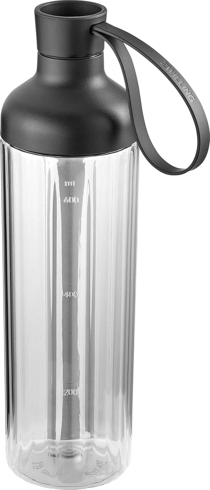 ZWILLING Standmixer, Smoothie Maker, Inkl. Trinkflasche Mit Verschluss, 600 Ml, 300 Watt, Edelstahl/Kunststoff, Schwarz Bucatarie Naty Shop Zubehör Trinkflasche