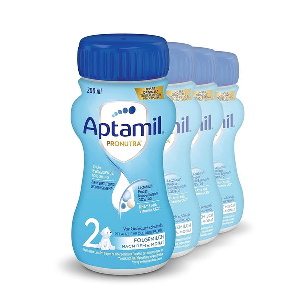 Aptamil Pronutra PRE - Lapte inițial de la naștere, cu DHA, doar lactoză, fără ulei de palmier, mâncare pentru copii, lapte praf, 800 grame Mama si Copilul Naty Shop 4 x 200 ml Gustarea de seara gata preparata