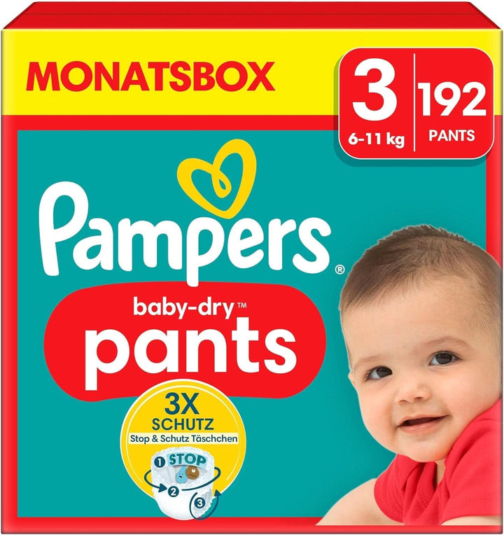 Pampers Windeln Pants Größe 5 Baby-Dry, 160 Windeln, 12Kg-17Kg, 360° Fit Hilft, Auslaufen Zu Verhindern Mama si Copilul Naty Shop 3 (192 buc) Nou