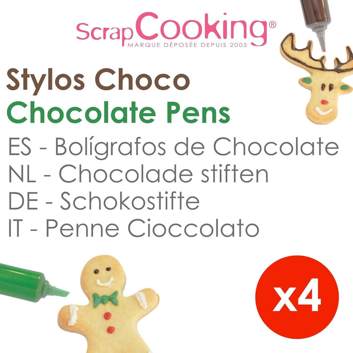 Scrapcooking, set 4 coloranti alimentari, tub de plastic Coloranti Alimentari Naty Shop